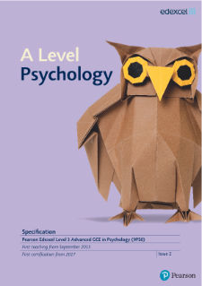 A level Psychology 2015 specification